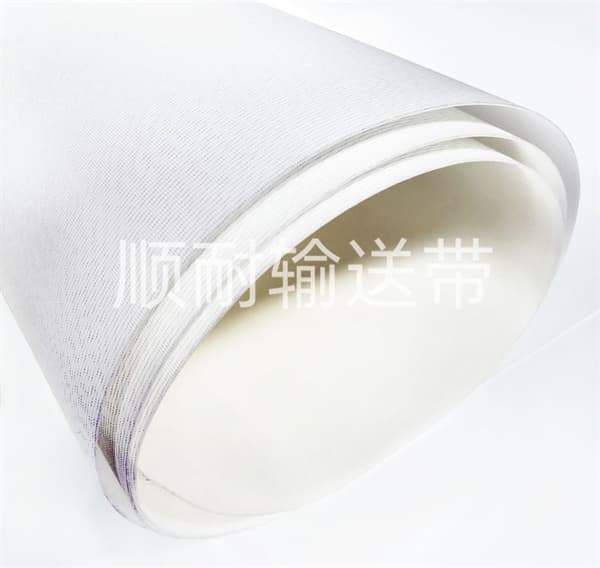 PU半透光防粘透气食品级输送带|顺耐输送带电子行业定制款