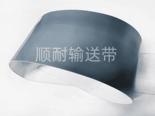 蓝灰色特氟龙防粘耐化学试剂食品级输送带|顺耐输送带食品行业定制款