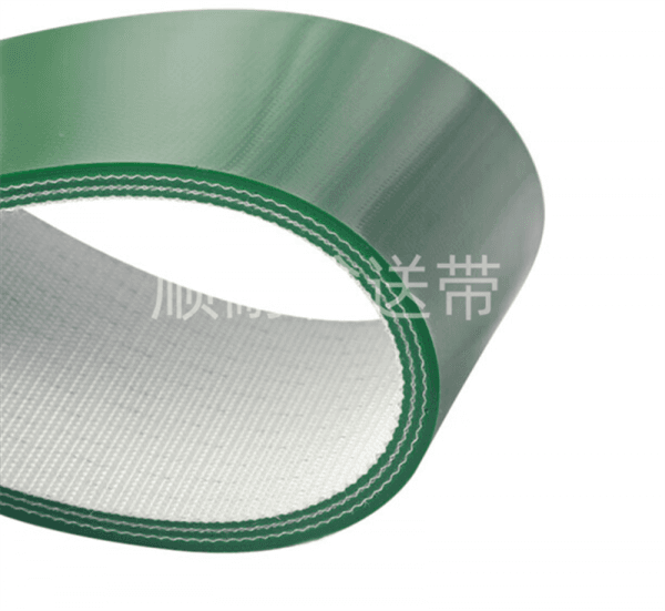 绿色平面输送带|顺耐输送带物流行业定制款