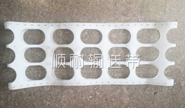 异型打孔输送带|顺耐输送带食品行业定制款