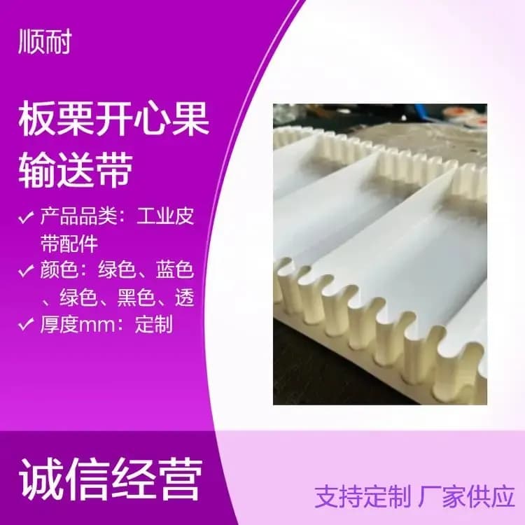板栗开心果输送带工厂实拍 · 坚果炒货分选配套，食品级安心 · 顺耐输送带定制 400-800-2979