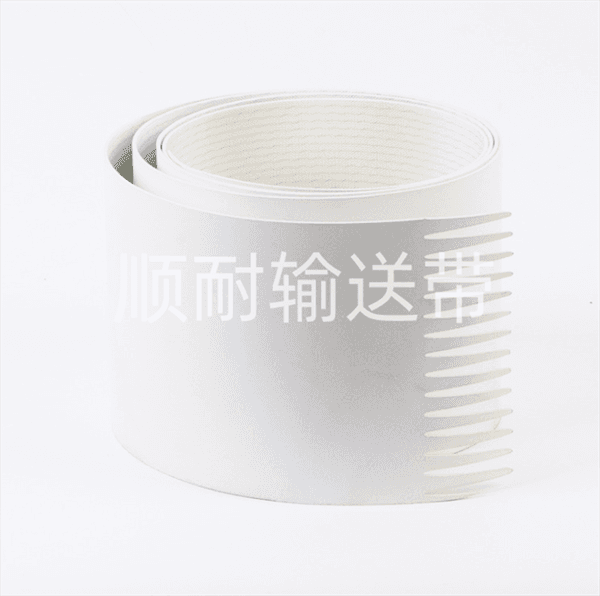 白色平面哑光输送带|顺耐输送带电子行业定制款